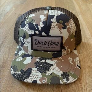 Duck Camp Camo Trucker Hat - Brown/Green